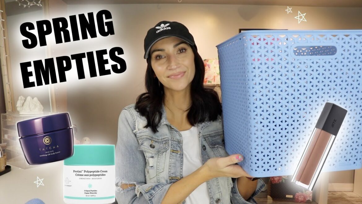 HUGE SPRING EMPTIES! MAKEUP, SKINCARE & MORE!