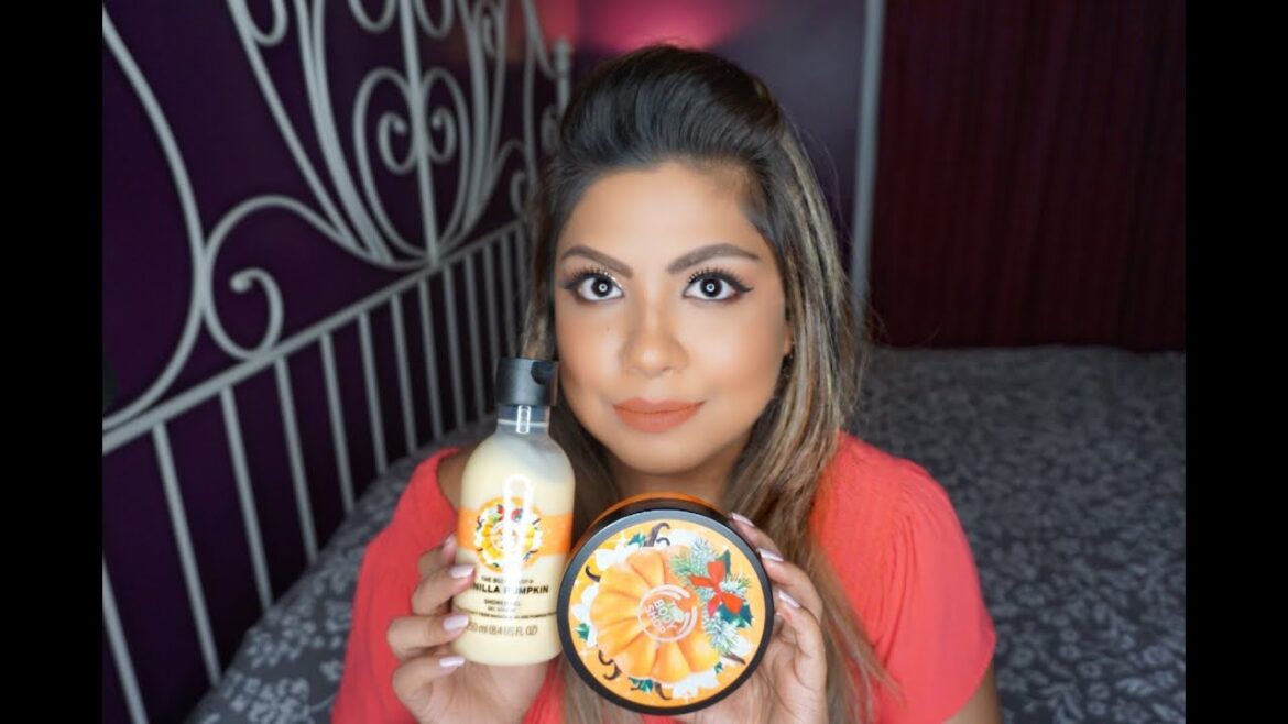 The body shop vanilla and pumpkin Range review