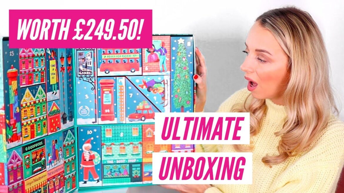 THE BODY SHOP ULTIMATE ADVENT CALENDAR UNBOXING 2019