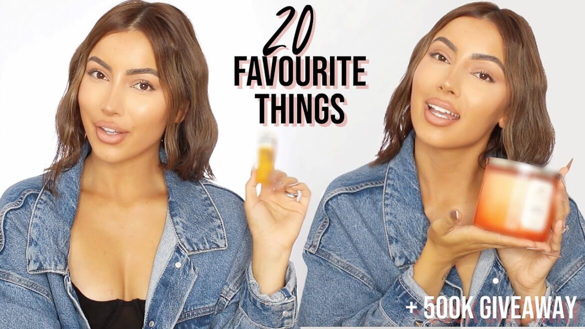 MY 20 FAVOURITE THINGS + 500k GIVEAWAY!!!