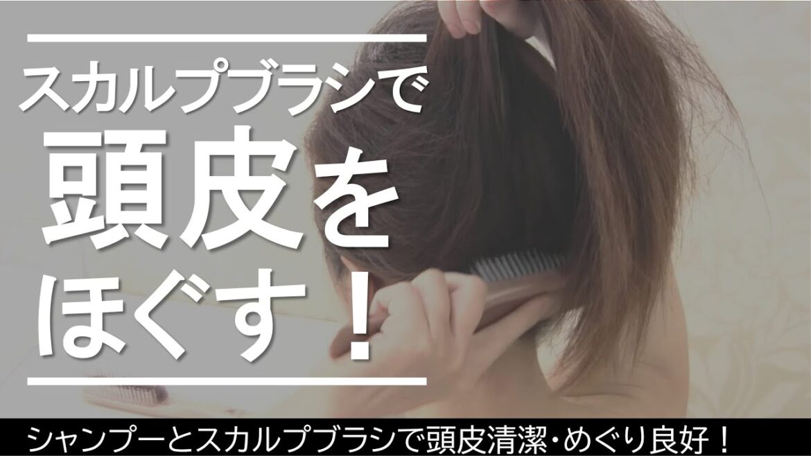 頭皮をほぐして若々しいハリとコシのある髪へ！美容部員が伝授！美髪をかなえるXLUXES エグゼティシャン スカルプブラシ#頭皮ケア #育毛 #シャンプーブラシ #エステ｜エックスワン