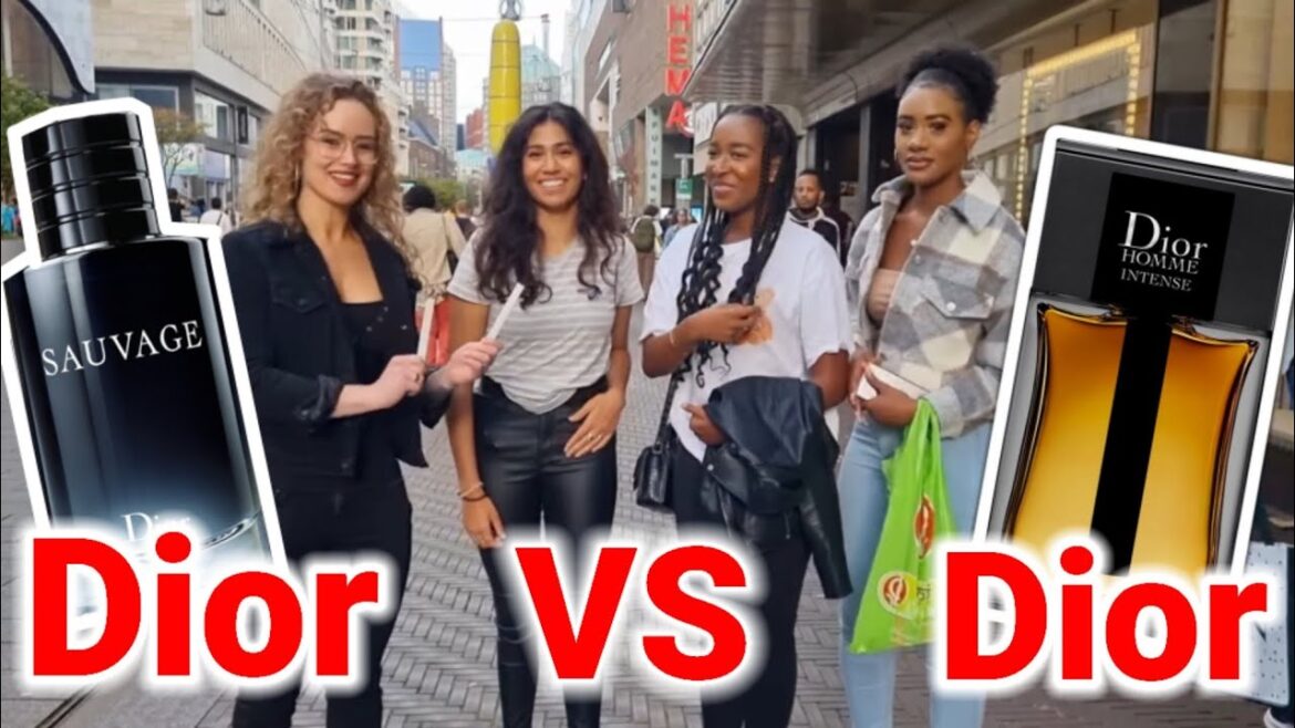 Dior Sauvage vs. Dior Homme Intense Fragrance Battle 💥Fragrance Street Reaction 💥Girls Reaction