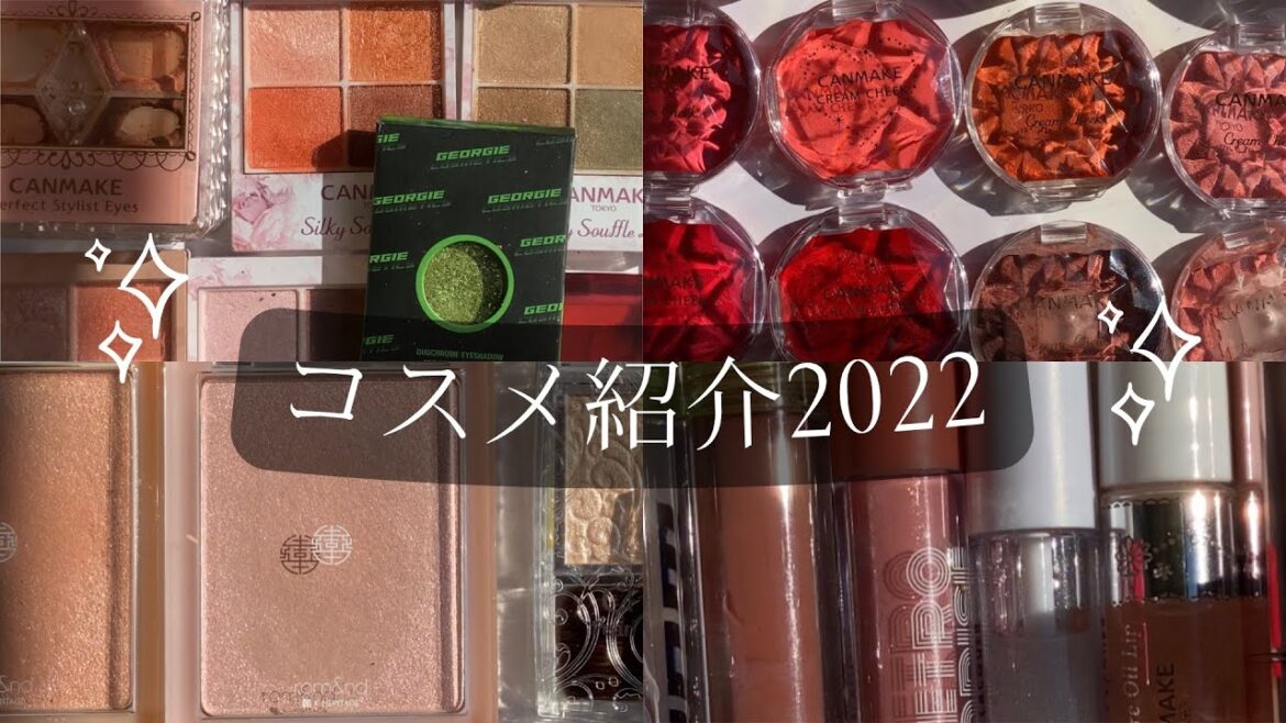 コスメ紹介2022💄 持っている全コスメ大集合