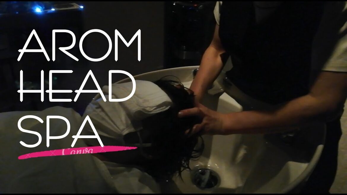【施術風景】アロマヘッドスパ