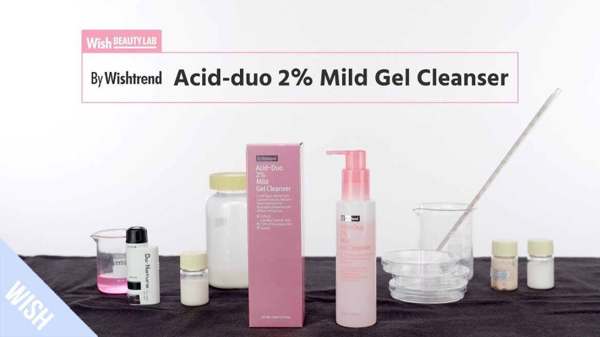 【実験】ピーリング共に保湿効果もある弱酸性クレンジング  | BY WISHTREND Acid-Duo 2% Mild Gel Cleanser