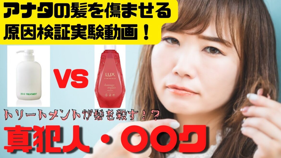 トリートメントが髪を殺す ラックスルミニーク VS DO-Sトリートメント「真犯人○○ク」!? トリートメントが髪を殺す ラックスルミニーク VS DO-Sトリートメント「真犯人○○ク」!?