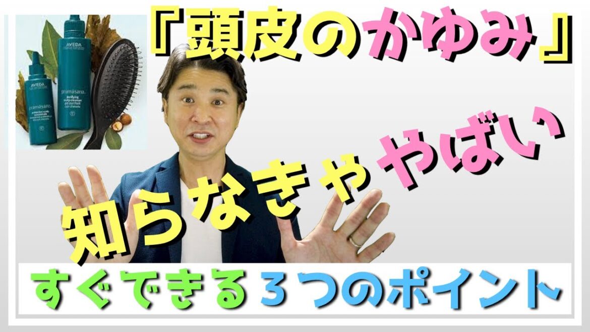 知らなきゃやばい！！『現役美容師』がお伝えする。頭皮のかゆみの原因について３つの＜改善策＞