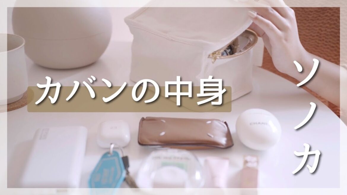 カバンの中身紹介します👜 ソノカ