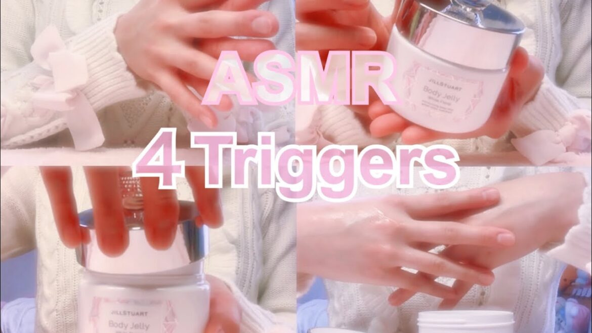 【ASMR】*無言* 眠くなる4つの音②〜乾いた手の音/ネイルタッピング/蓋の音/湿った手の音〜 HandSounds NailTapping 癒し音 Whispering