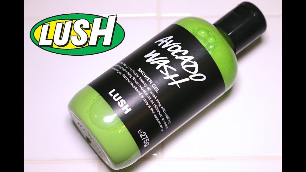 LUSH 🥑 AVOCADO WASH Shower Gel 🥑 Sink Side DEMO & REVIEW
