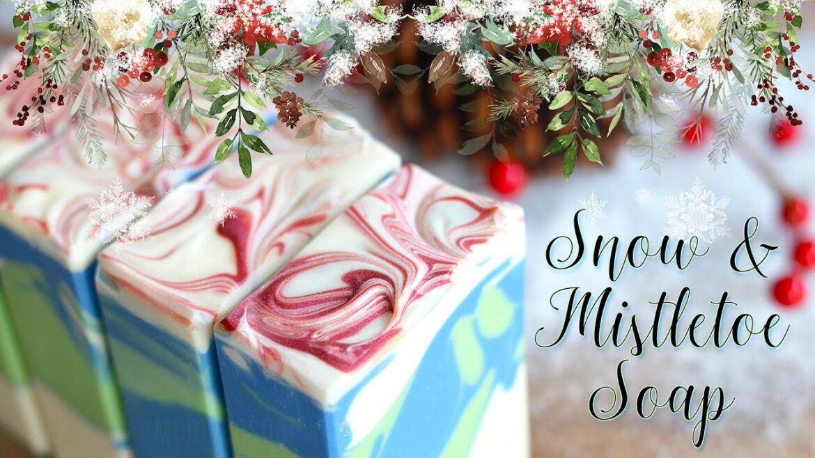 Snow and Mistletoe Soap | MO River Soap