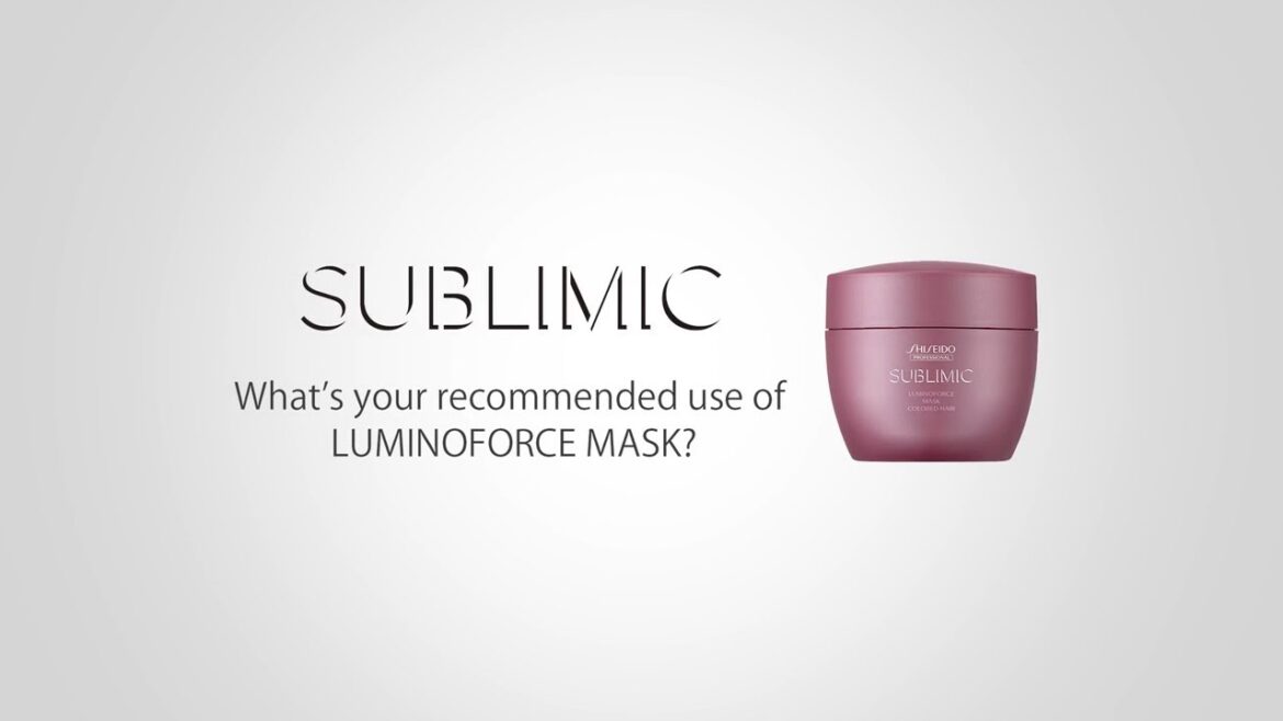 How to use SUBLIMIC LUMINOFORCE Mask｜資生堂プロフェッショナル