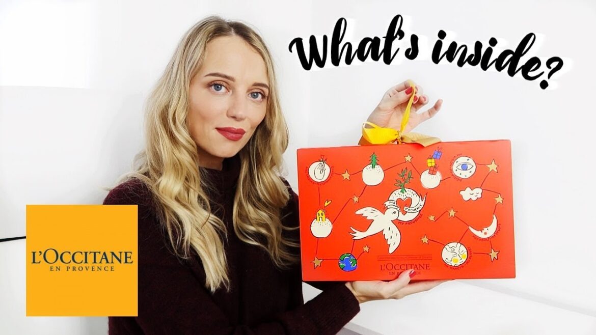 L'OCCITANE ADVENT CALENDAR 2018 UNBOXING | PAULA HOLMES