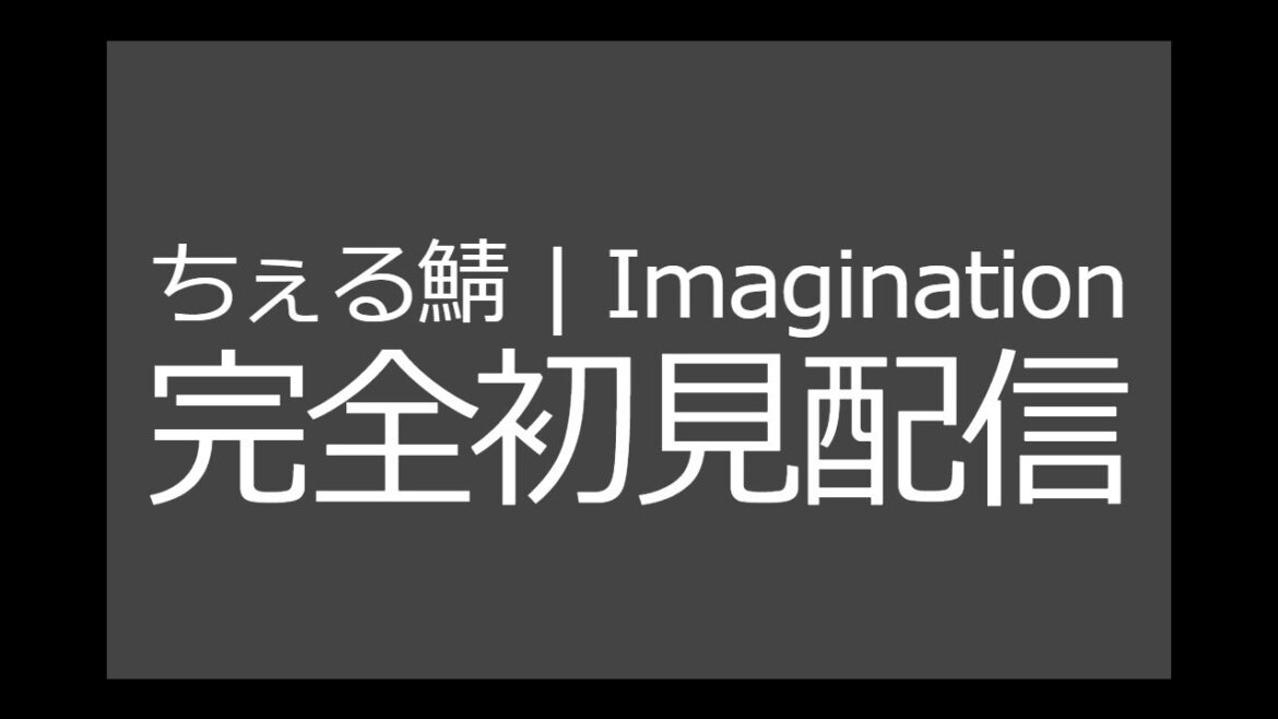 ちぇる鯖 Imagination 完全初見TA (18:05-5:00!?!?!?!?!?)