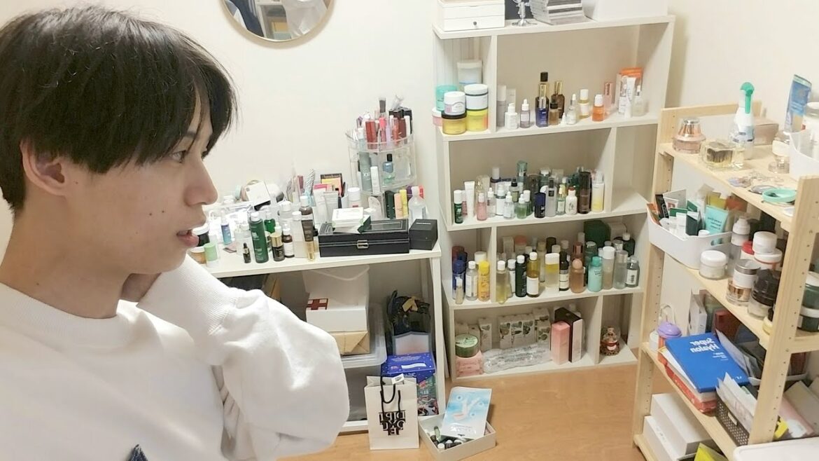 コスメスキンケア部屋が大変なことになってます。