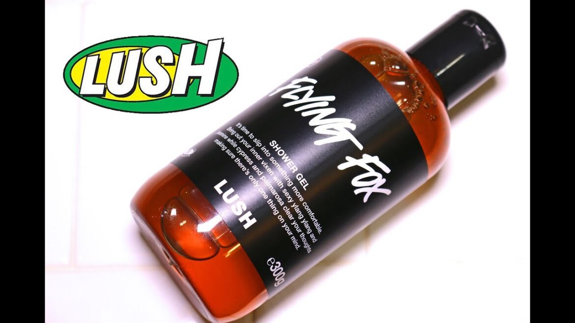 Lush FLYING FOX Shower Gel - Sink Side Demo & Review - Crazy Strong Scent