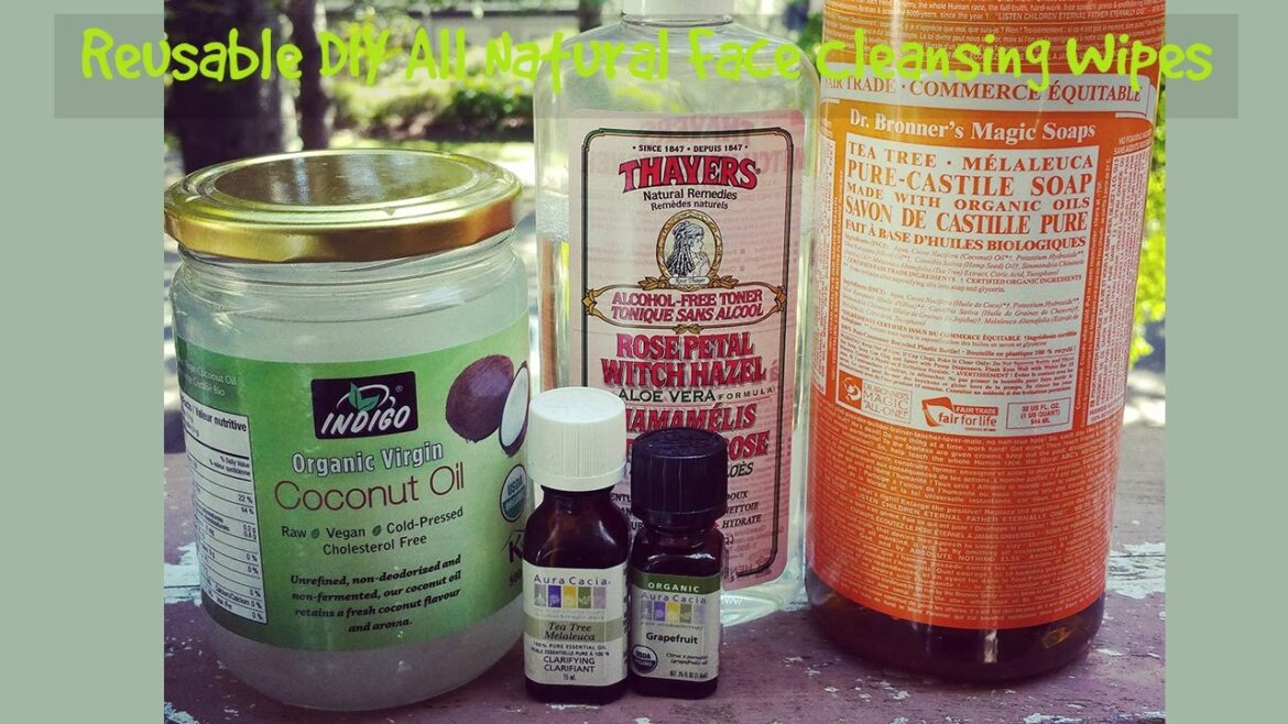 Reusable DIY All Natural Face Cleansing Wipes Reusable DIY All Natural Face Cleansing Wipes