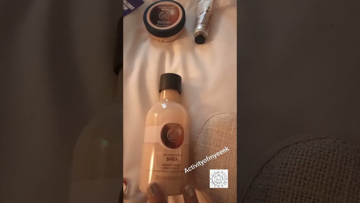 What is shower cream? How to use? #thebodyshop #shea The body shop shower cream from Ghana #shorts