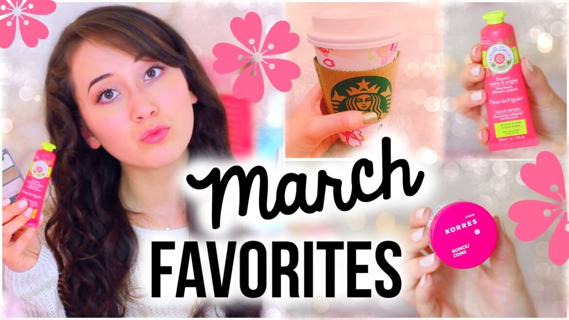 March Favorites: Makeup, Skincare, Fashion & Starbucks!