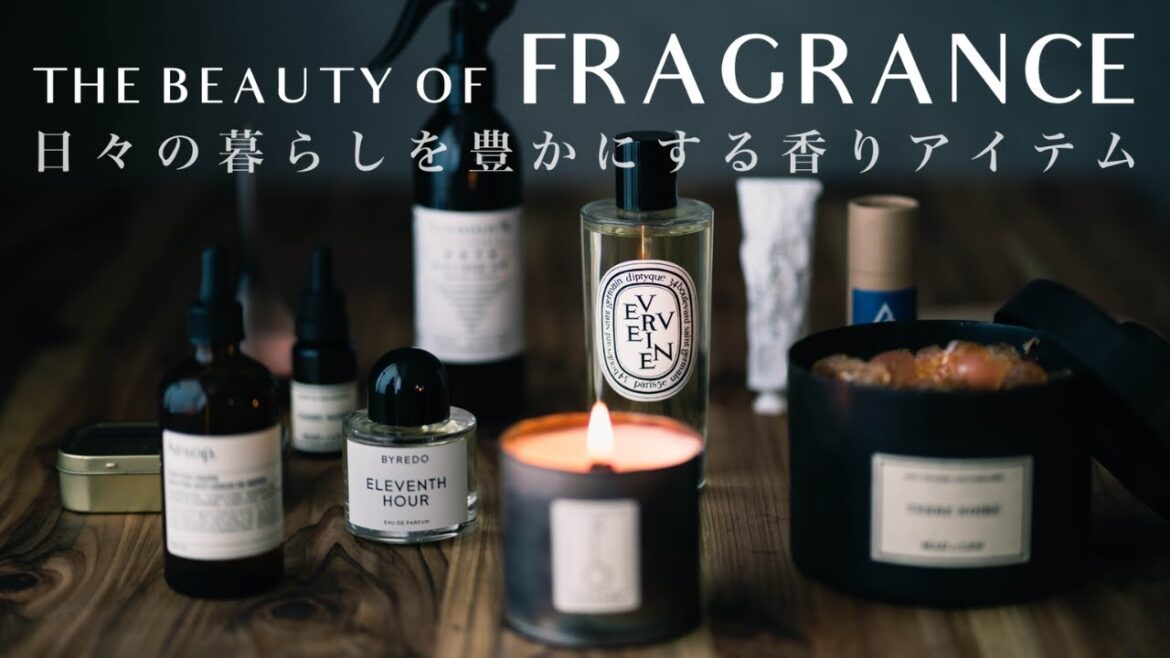 【香りもの紹介】一人暮らし社会人のお気に入りのルームフレグランスと香水  / Mad et Len, Aesop, Diptyque, Byredo etc[ENG SUB]