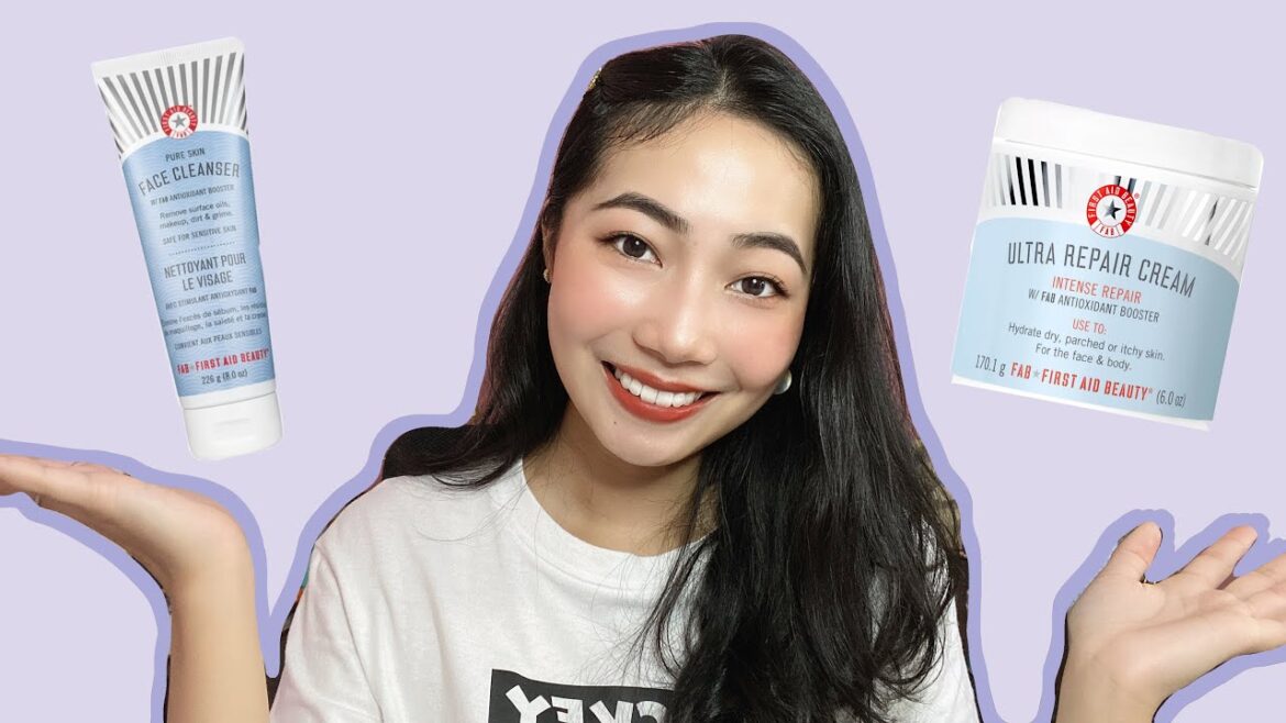 FIRST AID BEAUTY | One Brand Skincare Haul~ Ultra Repair Cream DUPE for La Mer?! $$315 FAB HAUL