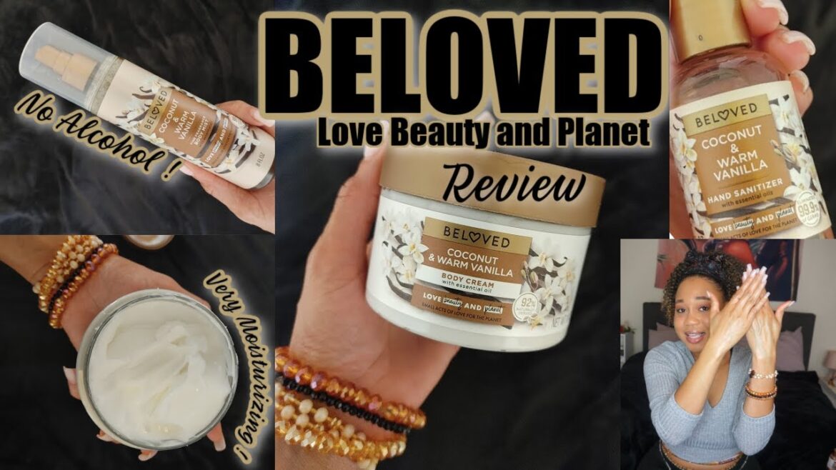 BELOVED Coconut & Warm Vanilla Skincare Collection Review Love Beauty and Planet EuniyceMari