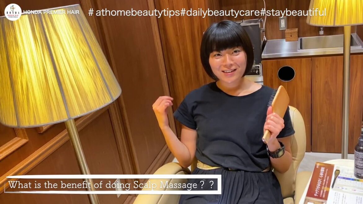 At-home beauty tips!! Refreshing scalp massage with Aveda’s paddle brush.