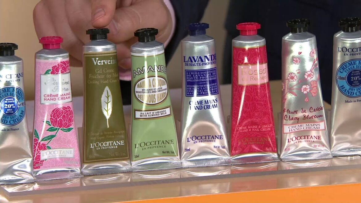 QVCでハンドクリームの装飾品をプロヴァンスするための8つの旅のL＆＃39;Occitaneセット