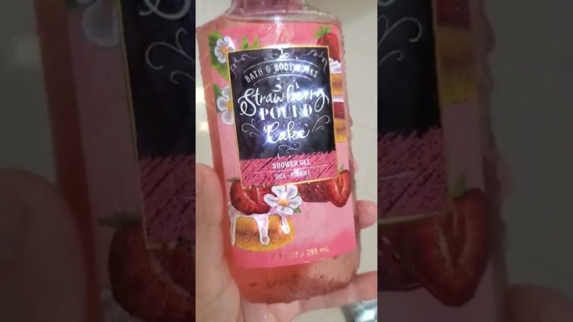 Strawberry Scented Shower Routine 🍓🍓 #shorts #hygiene