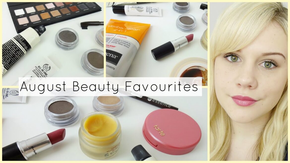 August Beauty Favourites | tashaameline