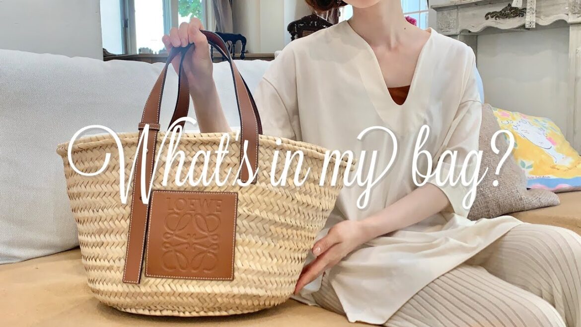 ［What's in my bag?］最近のバッグの中身｜紫外線対策グッズ🌞