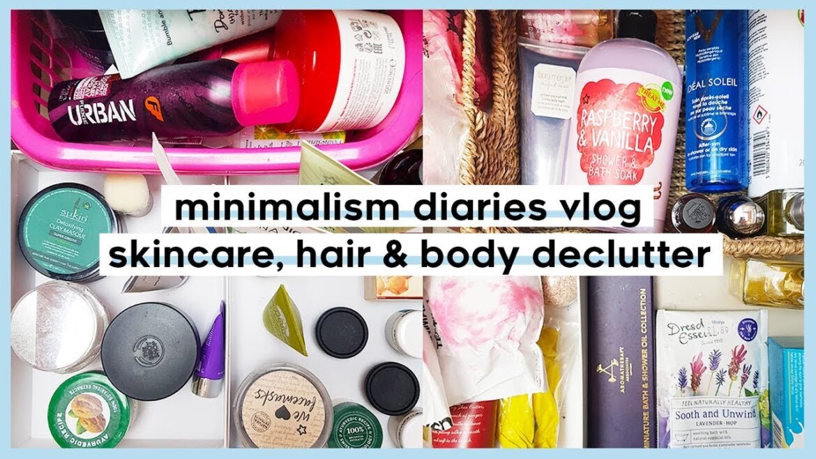 Skincare, Hair & Body Products Declutter | Minimalism Diaries Vlog #6 | Kirstie Marie