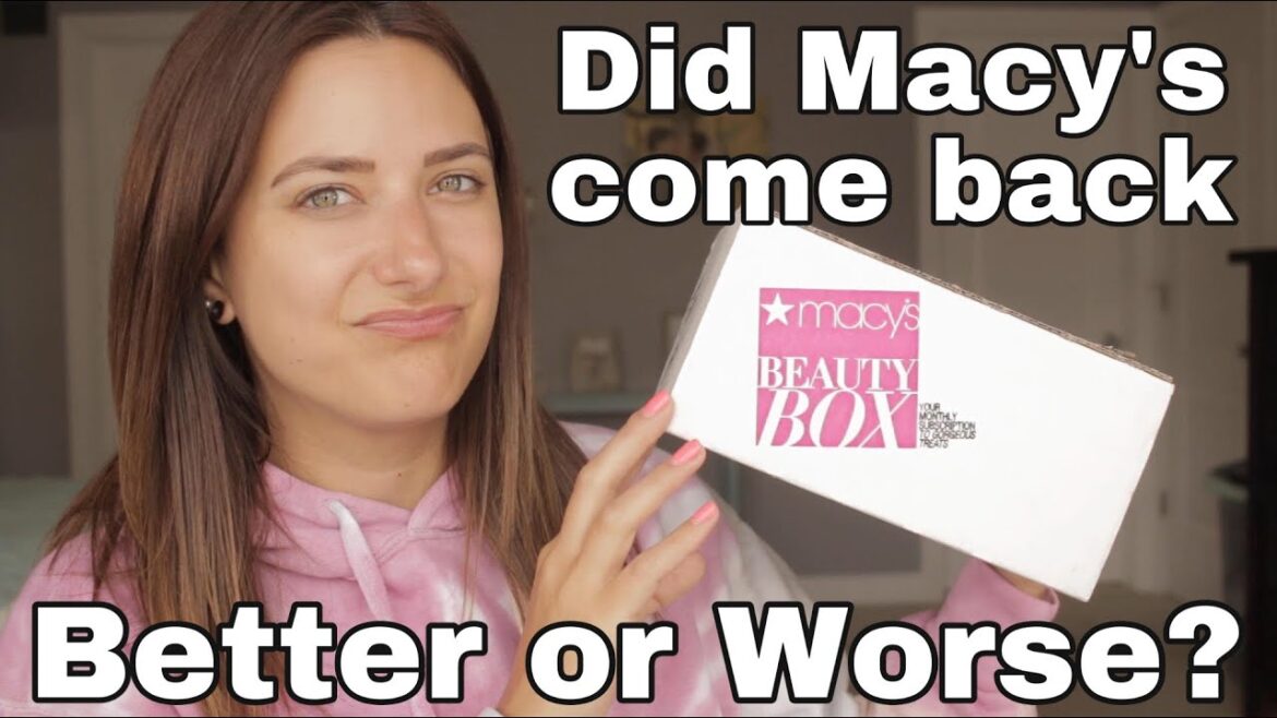MACYS BEAUTY BOX October - it's back!! And I'm confused...