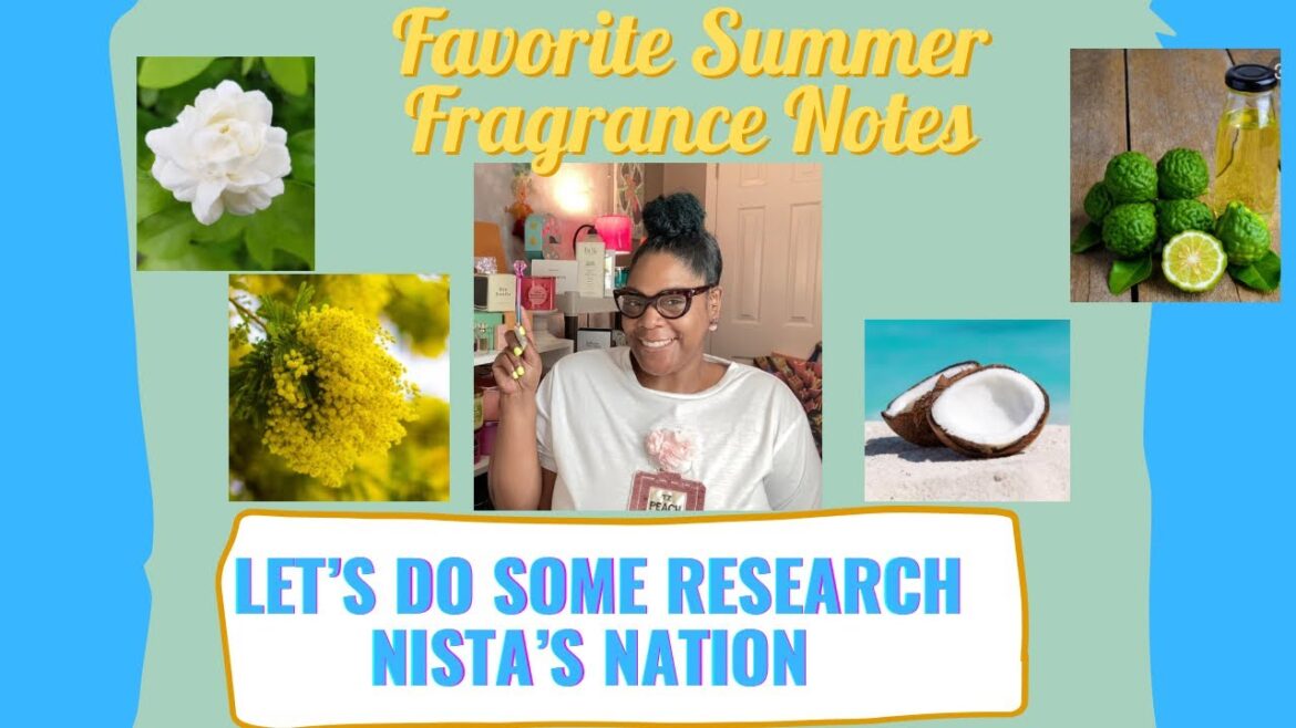 My Favorite Summer Fragrance Notes  #bergomot #jasmine #mimosa #coconut #nistasnation