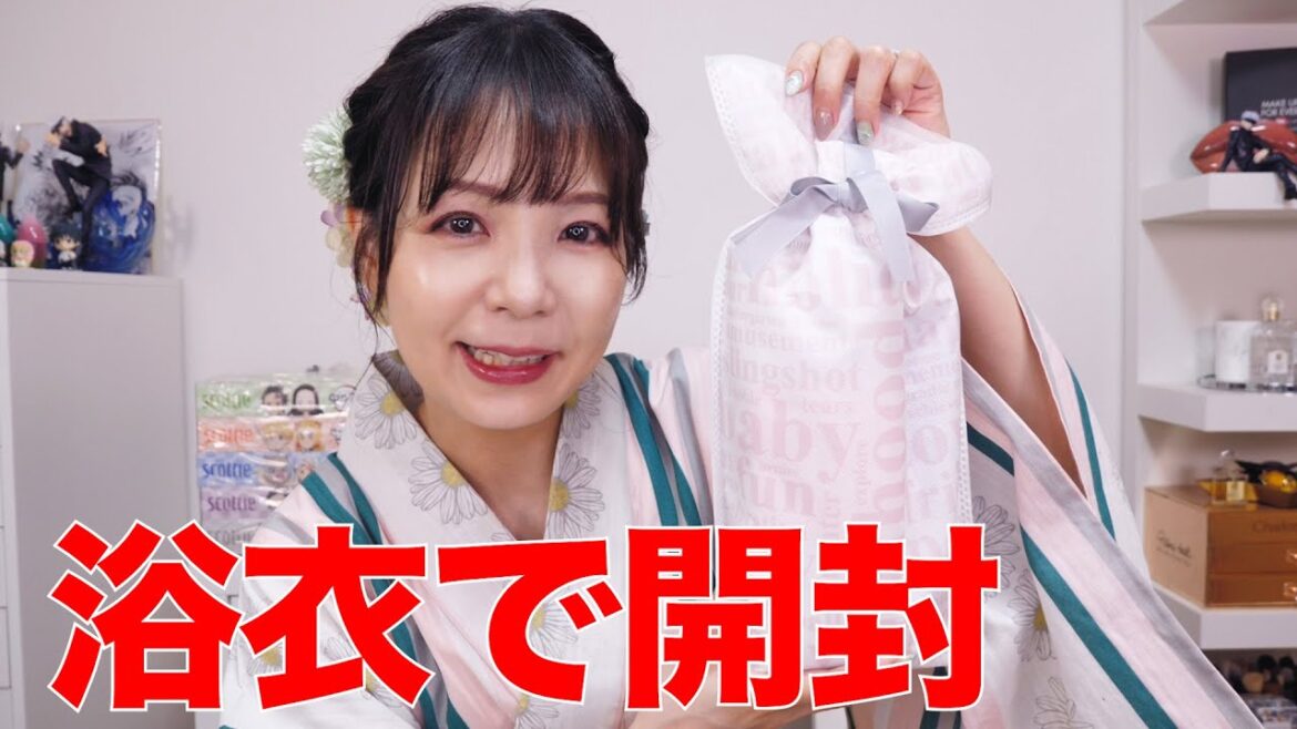 初・浴衣着て動画回しました