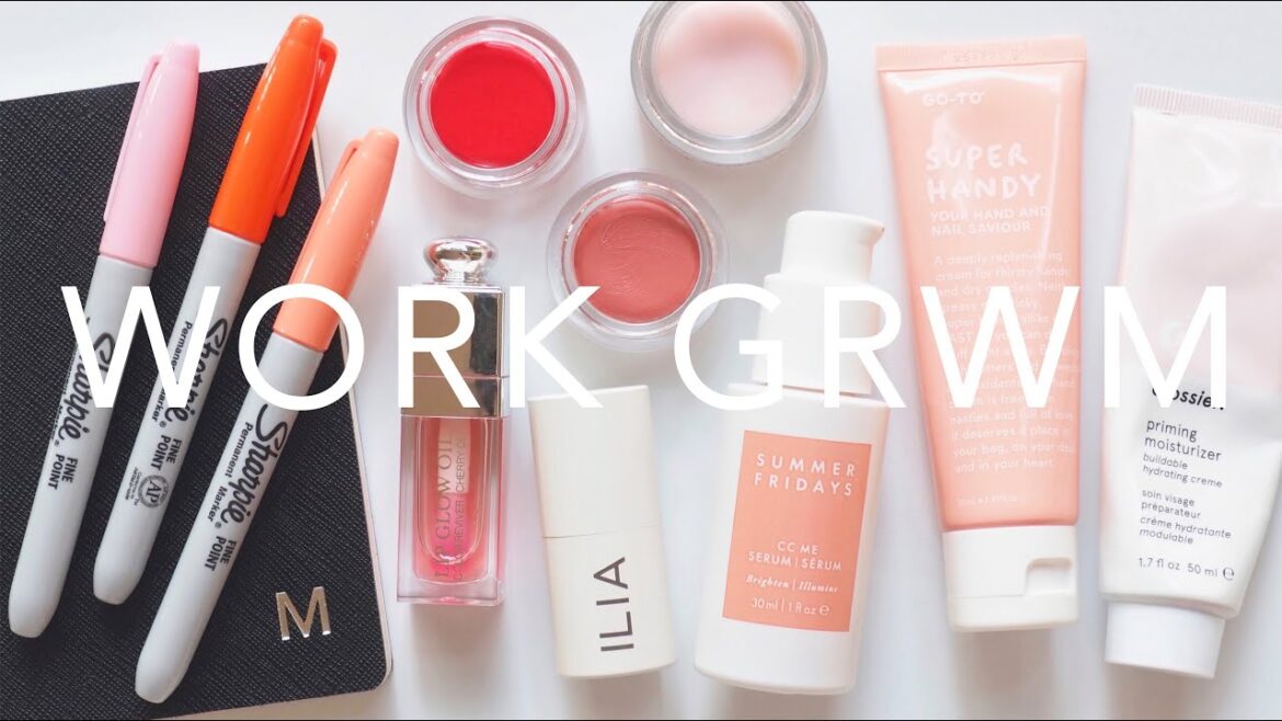 Working From Home GRWM | Beauty Routine and Productivity Tips | AD