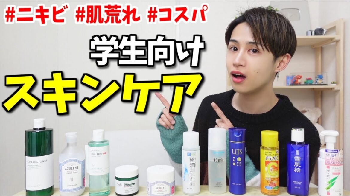 【プチプラ】毛穴、ニキビに悩む学生向けスキンケアこれを使え~!!