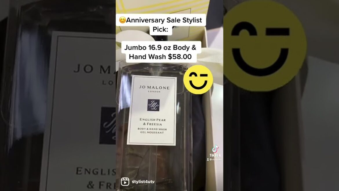 Jumbo Limited-edition #jomalone hand & body wash: $58.00 #shorts #anniversarysale #nordstromsale