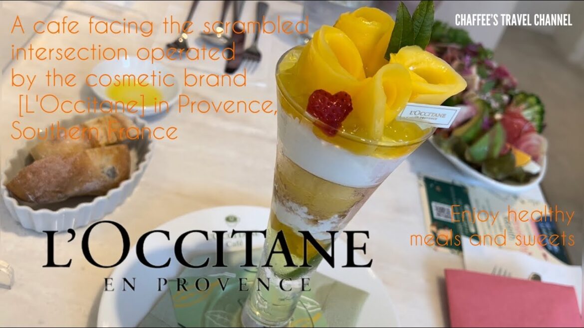渋谷 ロクシタンカフェ L'Occitane Cafe Shibuya ヴァーベナ マンゴーパフェ ランチ LUNCH TOKYO JAPAN / CHAFFEE’S TRAVEL CHANNEL