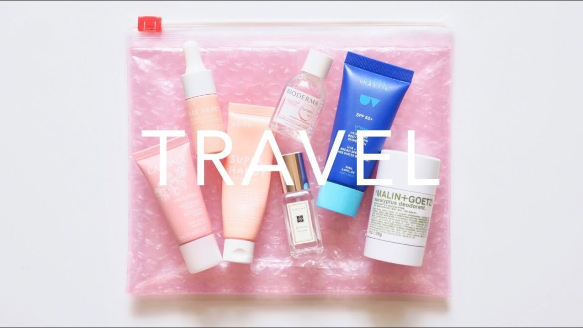 Travel Skincare Bag | Packing Light for a Weekend or Short Trip Travel Skincare Bag | Packing Light for a Weekend or Short Trip