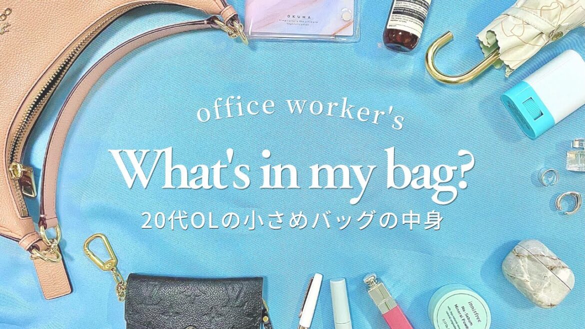【What’s in my bag】20代心配性OLのCOACHのカバンの中身 | リアルな休日バッグの中身紹介 | SUB