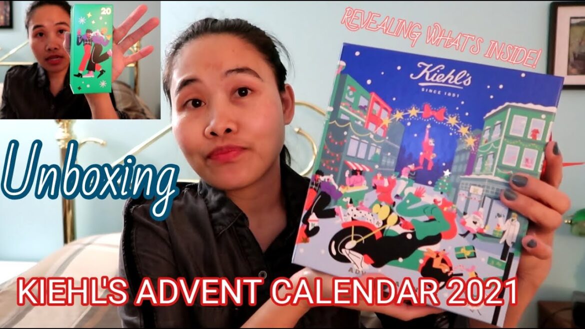 KIEHL'S ADVENT CALENDAR 2021 OPENING | UNBOXING | REVEALING | LATE UPLOAD | BY NOVIETUBE CHANNEL