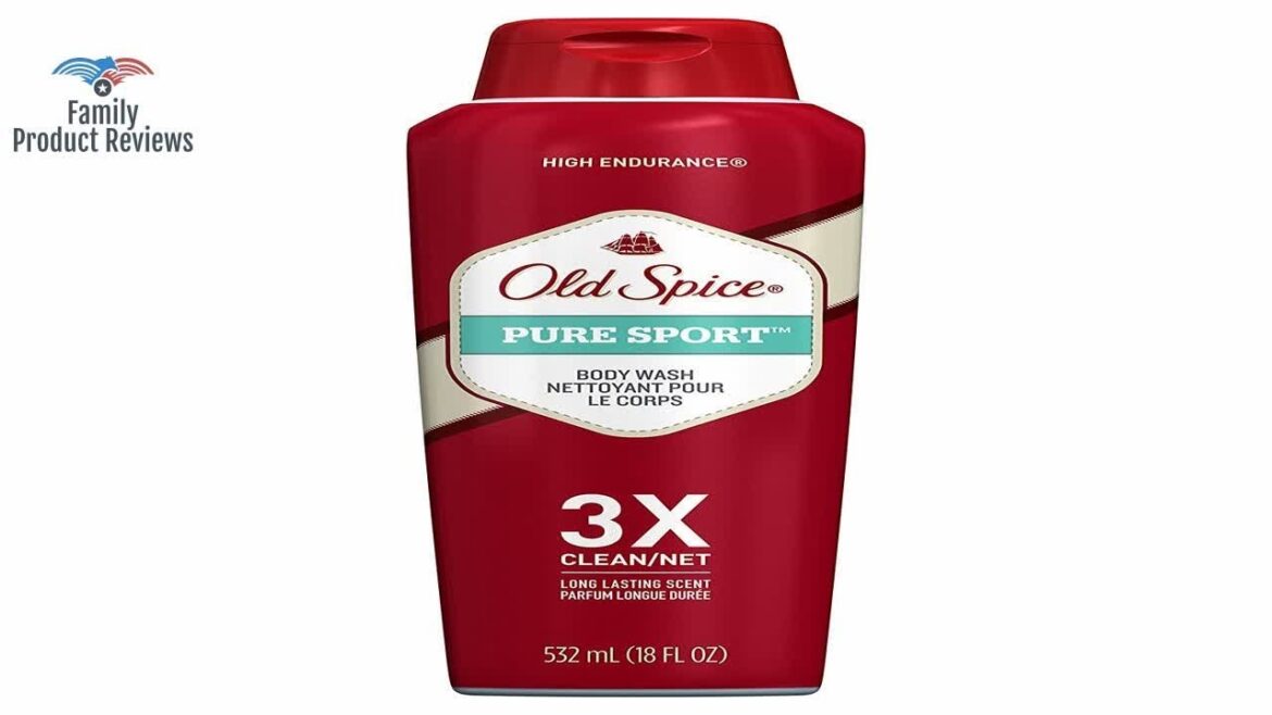 Old Spice High Endurance Pure Sport Scent Men's Body Wash 18 Fl Oz pack of 6