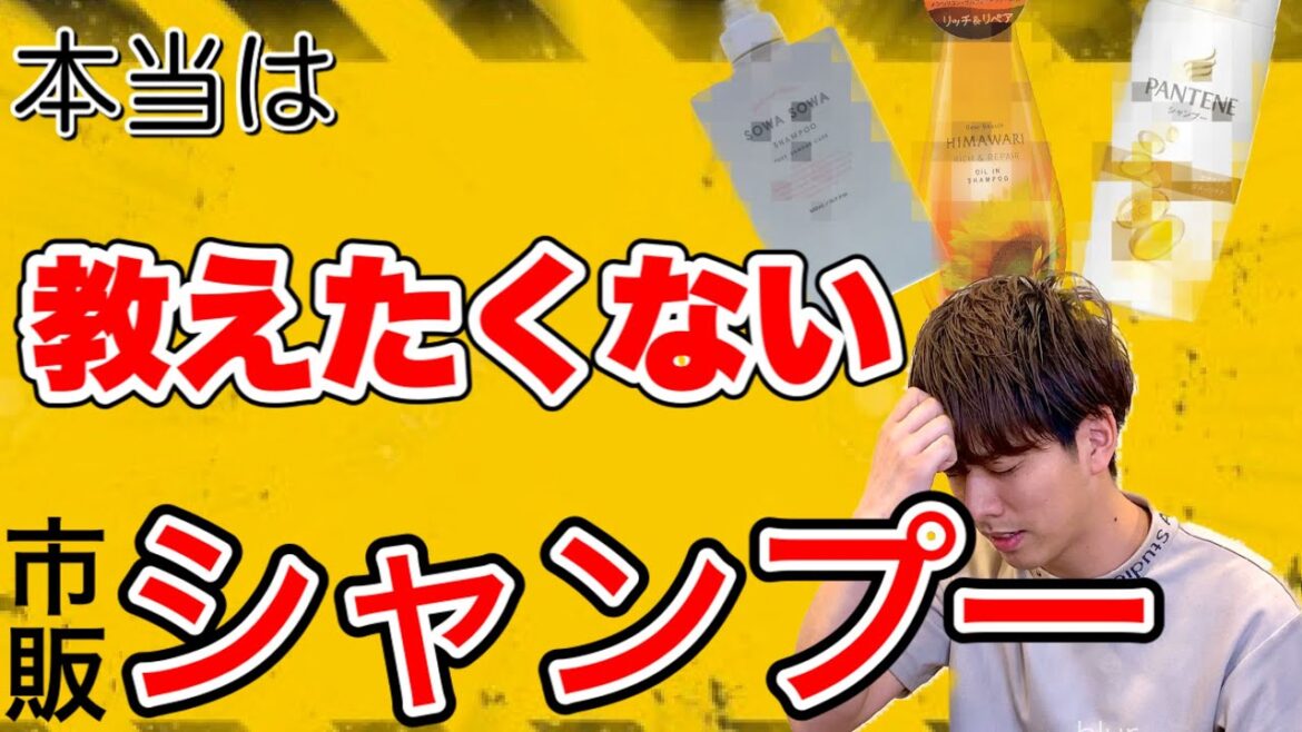 【ドラックストアで買える市販シャンプー】年間3000人診断する匠のオススメbest3 市販で買えるシャンプー編　【シャンプーランキング　美容師のオススメ】