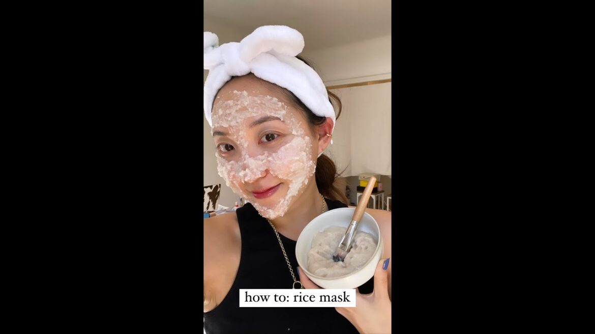 How To: Make Korean Rice Mask At Home | great for uneven skin tone & brightening ๐ #shorts How To: Make Korean Rice Mask At Home | great for uneven skin tone & brightening ๐ #shorts