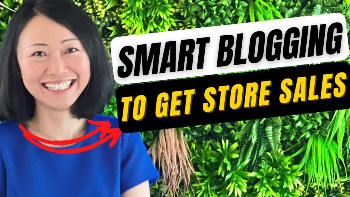 How does blogging increase online store sales?
