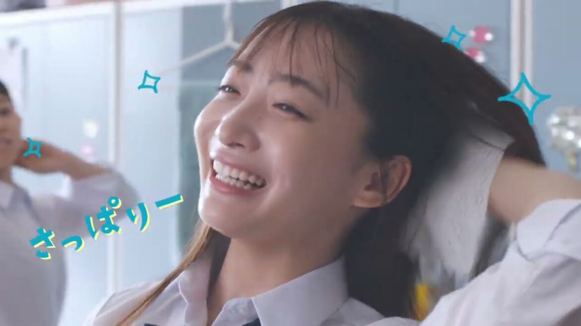 石川翔鈴  花王 メリット 「メリットDAY+外シャンプー」 TVCM