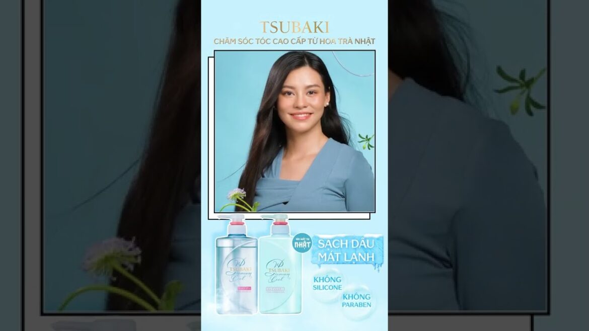 TSUBAKI Premium Cool SẠCH DẦU - MÁT LẠNH cho tóc bết dầu, xẹp