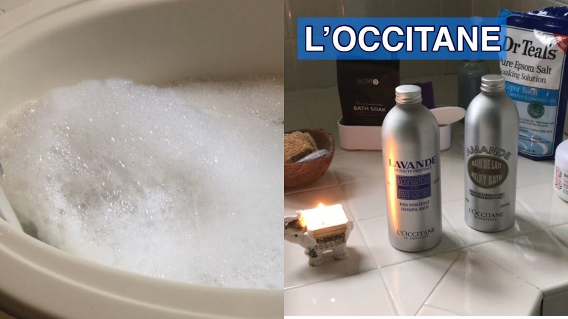 L’occitane Lavender Foaming Bath and Almond Milky Bath Review L’occitane Lavender Foaming Bath and Almond Milky Bath Review