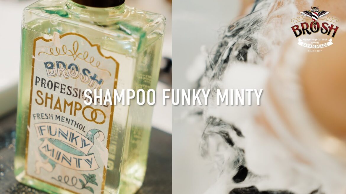 【シャンプー】この夏最適な"SHAMPOO FUNKY MINTY" 【BROSH】